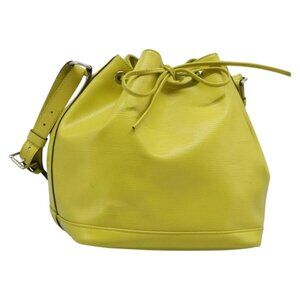 LOUIS VUITTON Epi Petit Noe Shoulder Bag Pistachian M40969 LV Auth MY014